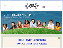 Tablet Screenshot of childhealthassociates.net